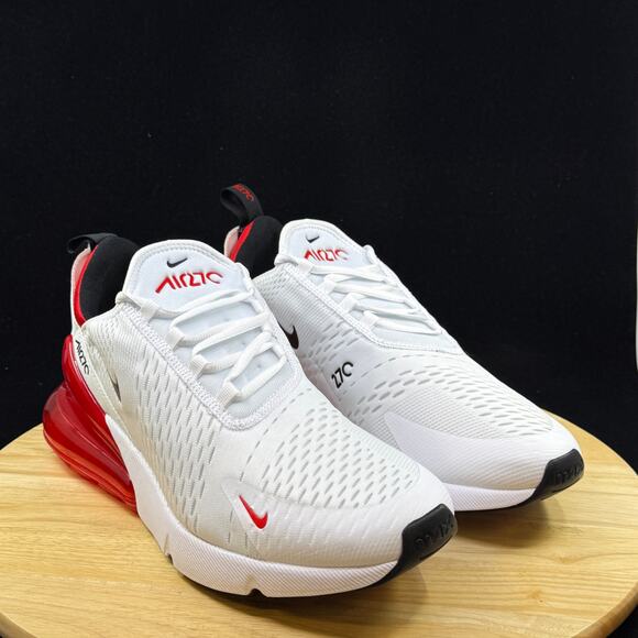 Nike Air Max 270 White University Red Black BV2523-100 Men\'s Size 11 NEW Shoes main image 8
